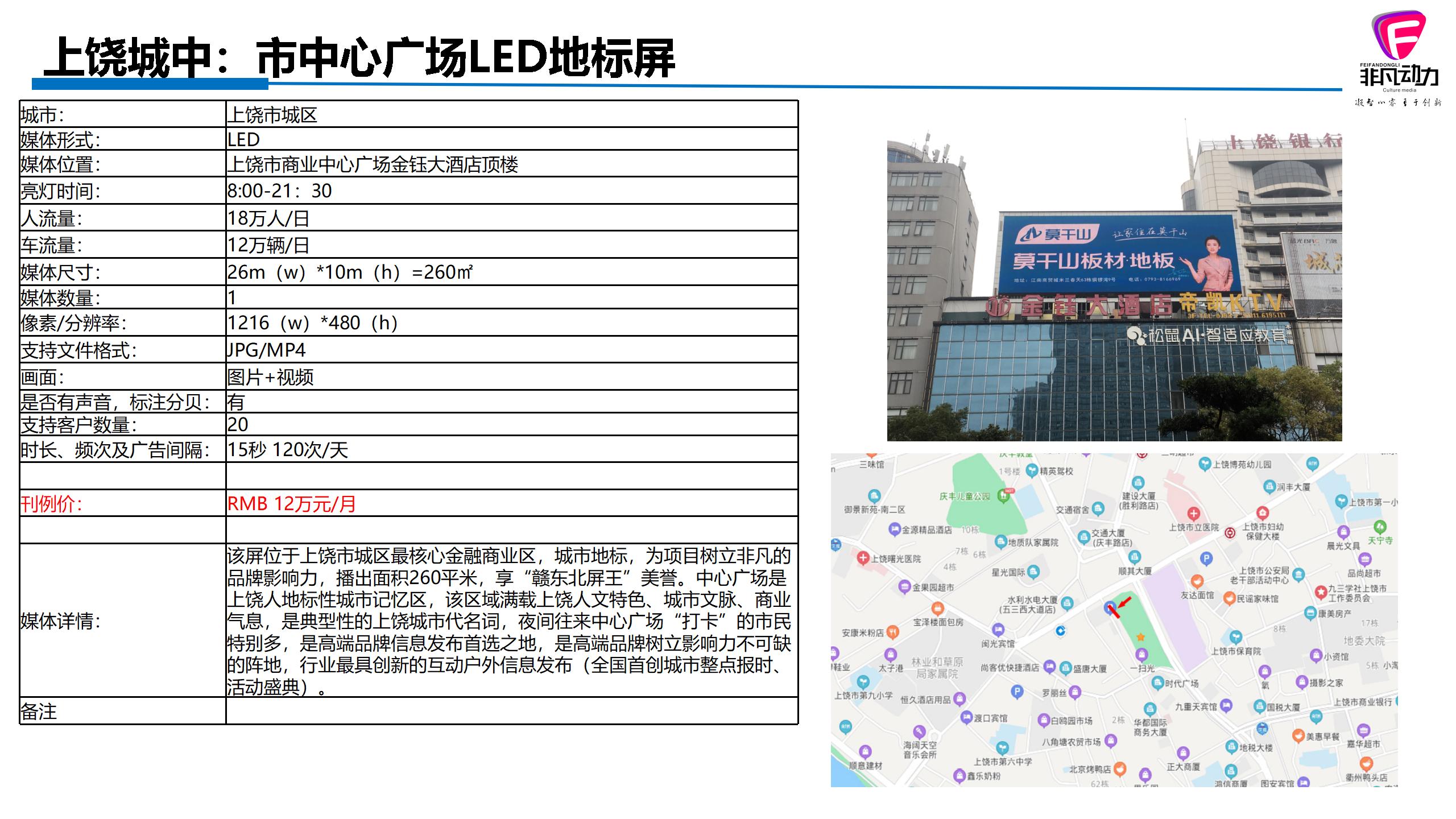 江西·上饒 城中：市中心廣場LED地標屏